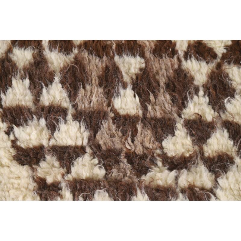 Natural Dye Tribal Anatolian Runner Rug Handmade Turkish Wool Carpet - 2'9"x 11'4"