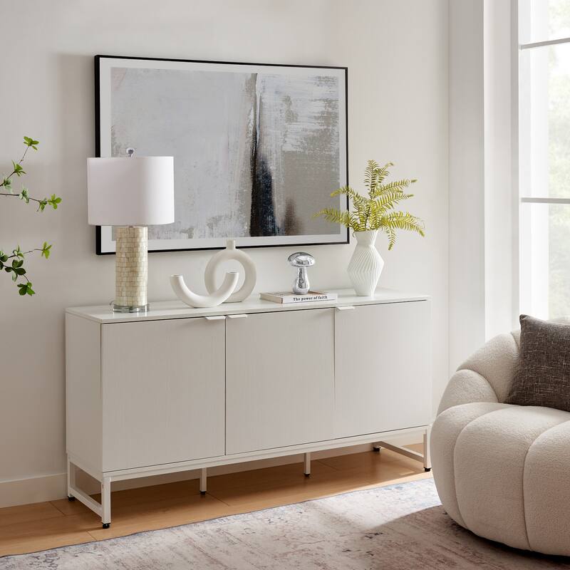 Textured Mushroom Glass Sculpture Figure - 6.75" - Silver