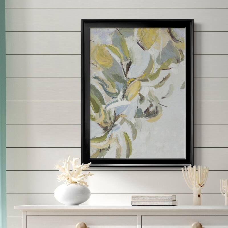 Lemon Pears Premium Framed Canvas - Ready to Hang