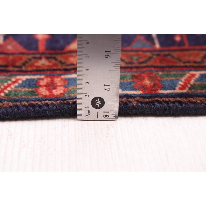 ECARPETGALLERY Hand-knotted Andelz Navy Wool Rug - 3'9 x 8'5