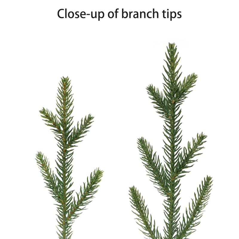 Puleo International 7.5 ft. Pre-Lit Dorchester Fir Artificial Christmas Tree