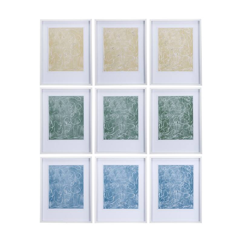 Thread Green II Framed Art Print