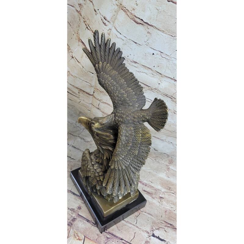 Large American Bald Eagle Hot Cast Bronze Sculpture Figurine Figure Statue Deal