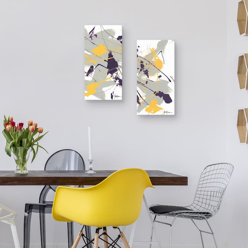 Chaos 1 & 2 by Dan Houston Canvas Art Prints