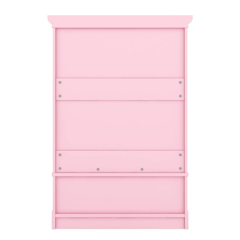 Kids Dress up Storage with Handing Rod and Shelves,Kids Armoire Dresser,Costume Closet,Pretend Storage Closet for Kids