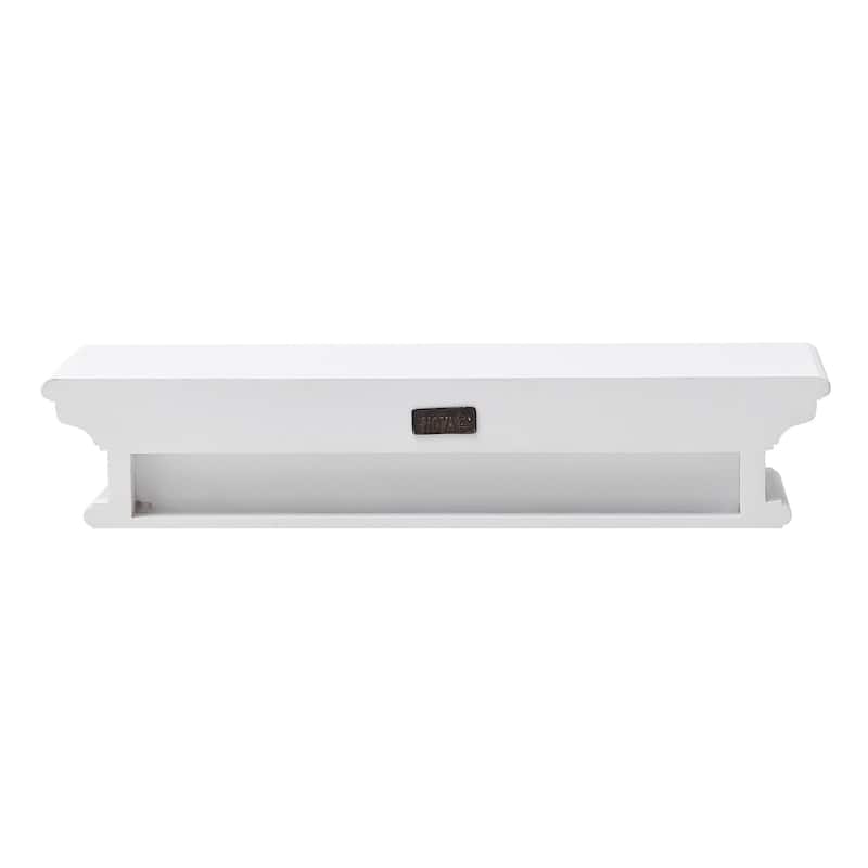 Classic White Floating Wall Shelf