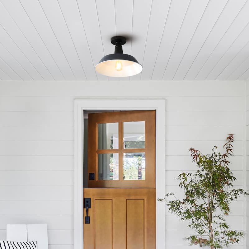 Cassidy 14" LED Semi-Flush Mount, by JONATHAN Y