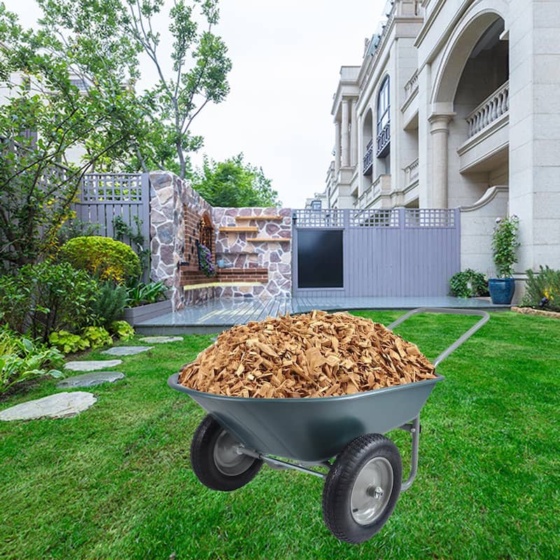 2-Wheeled Trolley, Wheel Barrow with 15" Pneumatic Wheel