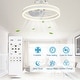 preview thumbnail 23 of 118, 20"/24"/72" Oaks Aura Cotti Low Profile Dimmable Smart Ceiling Fan with Lights 6-Speed Flush Mount Modern Remote