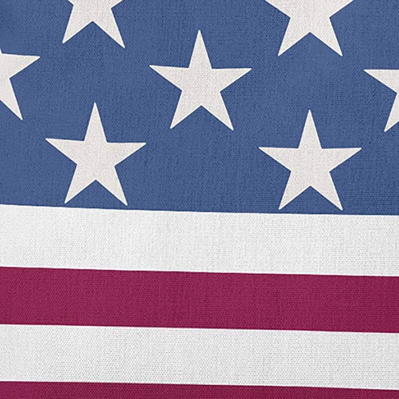 July 4th USA Flag Decorative Throw Pillow