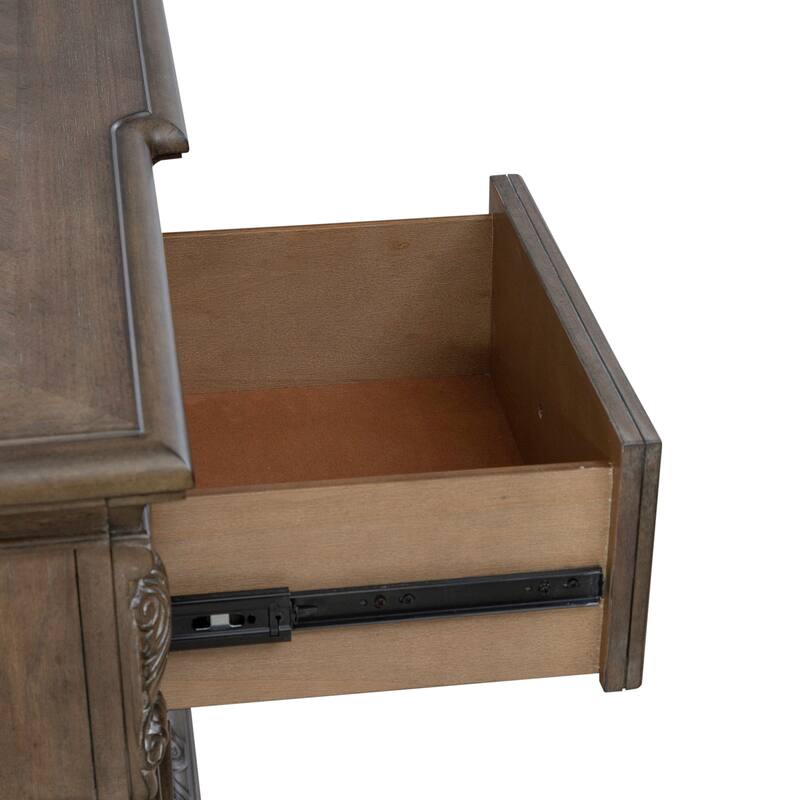 Liberty Furniture Carlisle Court Chestnut Finish Bedroom Dresser and Mirror