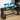 55.1" X Shaped Glass Computer Gaming Desk Black