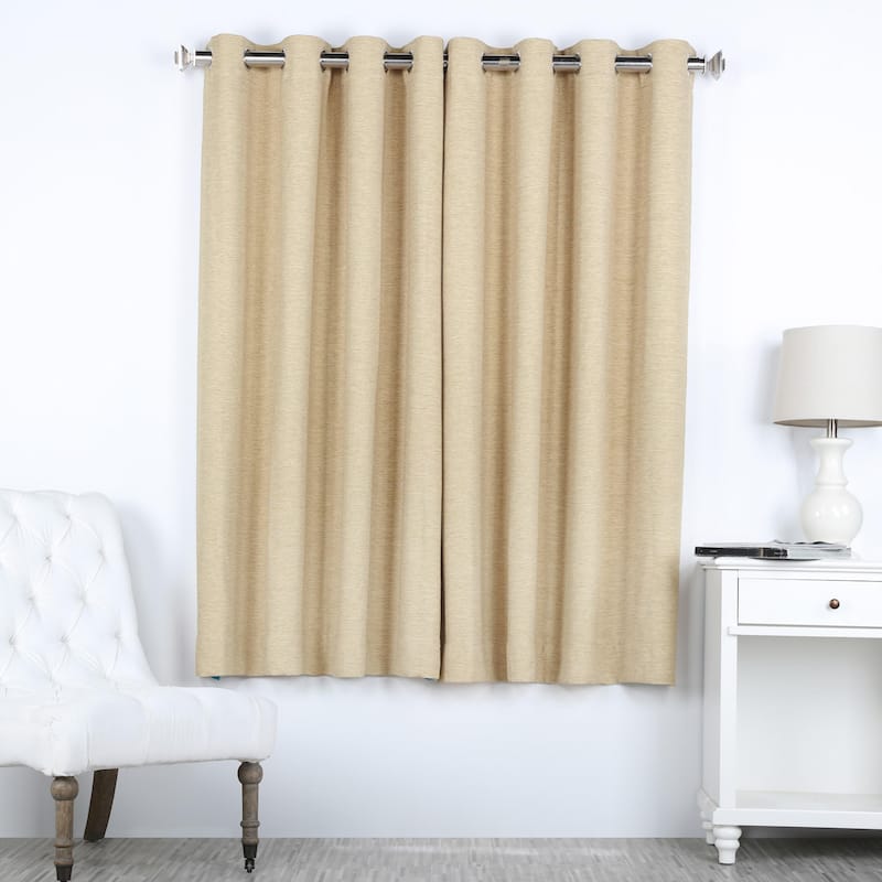 Exclusive Fabrics Bellino 63 In Grommet Room Darkening Curtain Panel (1 Panel) - 50 x 63