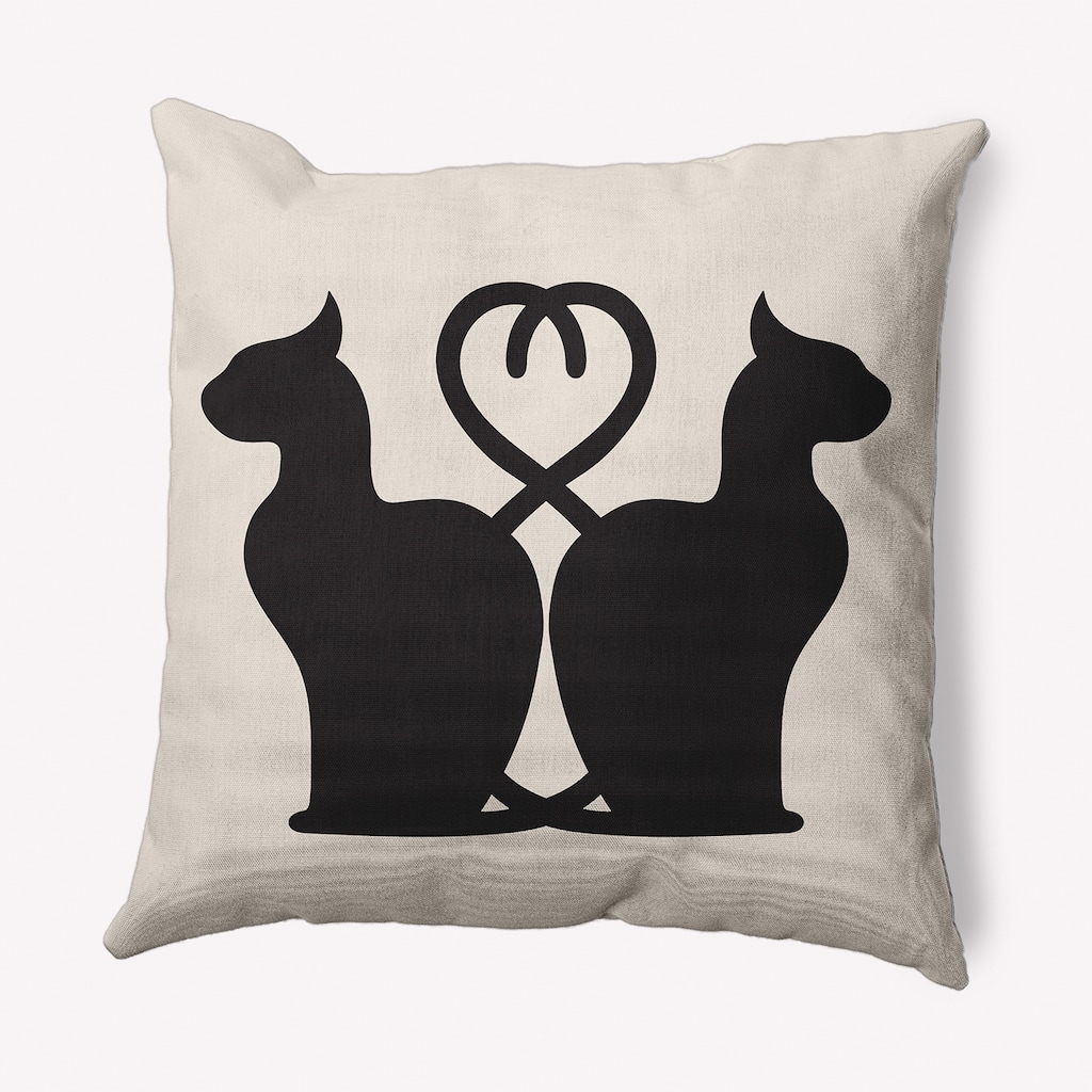 Conniving Cats Decorative Throw Pillow
