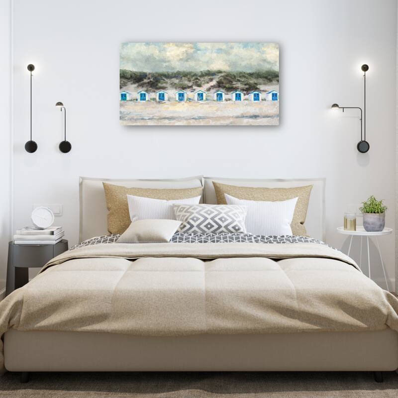 Sunrise Cabanas By Studio Arts Canvas Art Print Bed Bath & Beyond