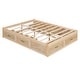 preview thumbnail 36 of 52, Platform Bed with 6 Storage Drawers, Wooden Bedframe, Full/Queen Size