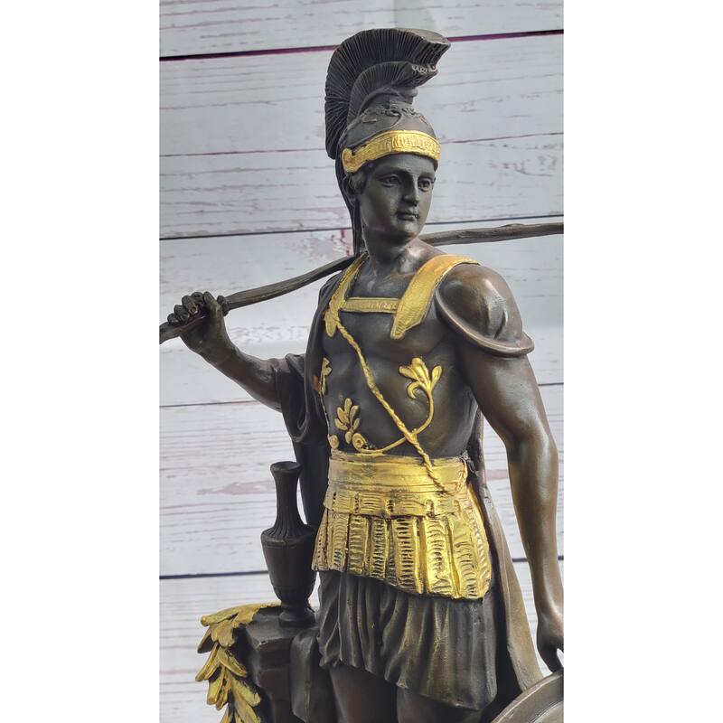 Greek Warrior Hero Odysseus Achilles Leonidas Sparta Athens Bronze Sculpture Statue
