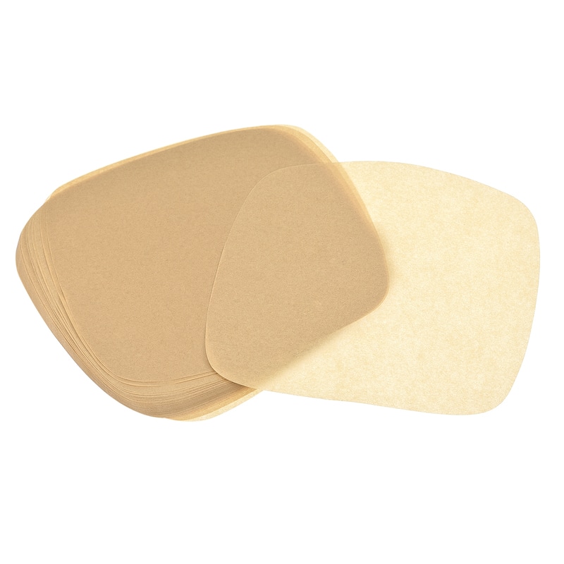 9 inch Parchment Paper, 100pcs Non Stick Baking Paper Air Fryer Paper Brown