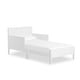 preview thumbnail 7 of 10, Dream On Me Holland Toddler Bed White