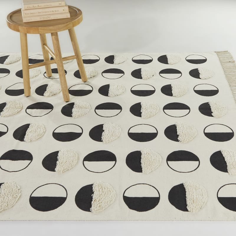 Halfmoon Modern Geometric Area Rug