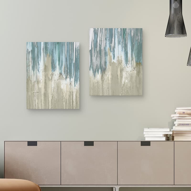Like a Waterfall I, Like a Waterfall II by Susan Jill Canvas Art Prints