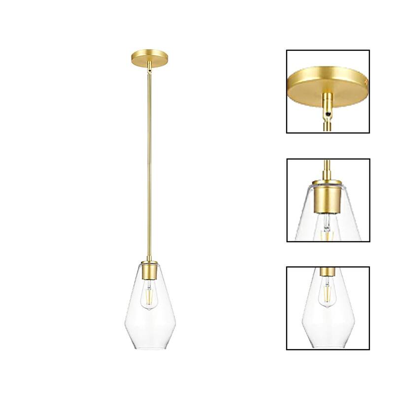 Modern kitchen island light gold pendant light metal hanging lighting