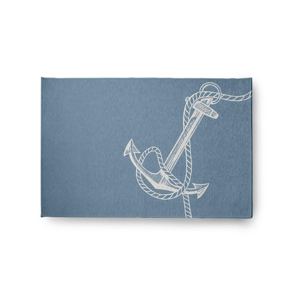 Anchored Nautical Indoor/Outdoor Rug