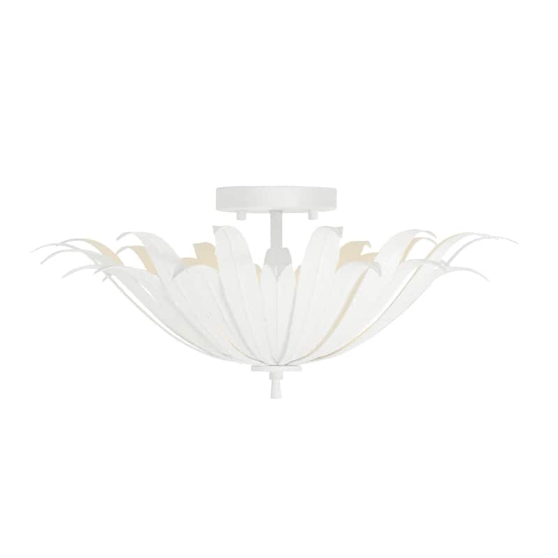 Eden 3-light Convertible Semi-Flush Mount/ Pendant