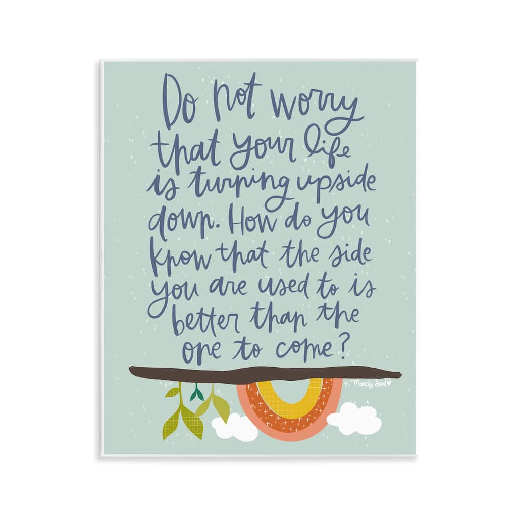 Stupell Hopeful Encouraging Phrase Wall Plaque Art Design By Mandy Ford Art + Illustration