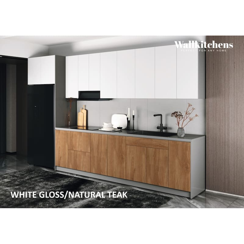 Kitchen Timeless Collection Natural Teak Color Base Size 13Ft Wide - 157x24