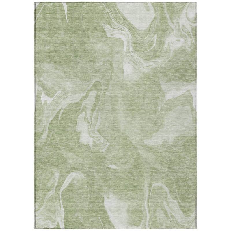 HomeRoots Abstract Transitional Rectangle Outdoor Rug