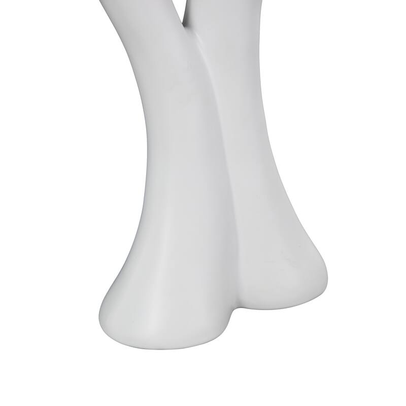 Black or White Ceramic Dancing People Decorative Sculpture