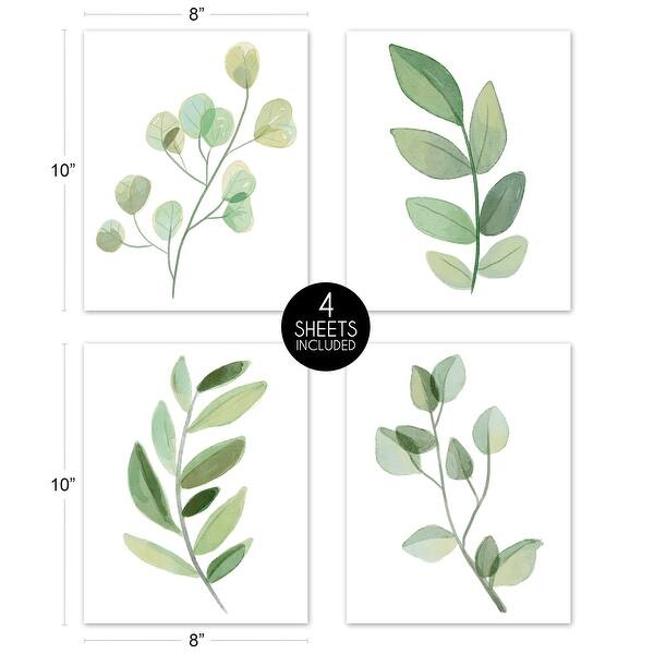 Sweet Jojo Designs Floral Leaf Girl Baby Nursery Changing Pad Cover Green and White Boho Watercolour Botanical Woodland Tropical Garden