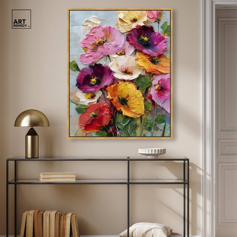 Floral Texture II Canvas by Art Remedy