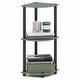 preview thumbnail 4 of 14, Furinno Turn-N-Tube 3-Tier Corner Display Rack Multipurpose Shelving Unit