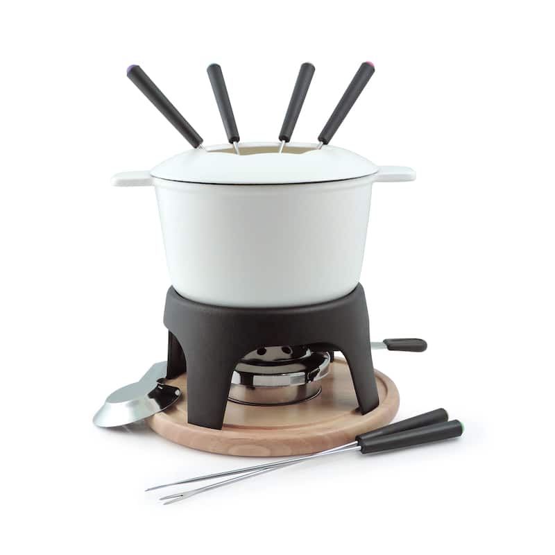 Swissmar Sierra 11-Piece Cast Iron Fondue Set