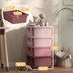 preview thumbnail 4 of 25, Qaba 4 Tier Kids Storage Unit, 4 Drawer Chest Toy Organizer Plastic Bins for Kids Bedroom Nursery Kindergarten Living Room