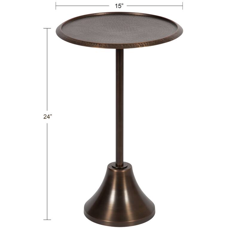 Kate and Laurel Sanzo Metal Side Table