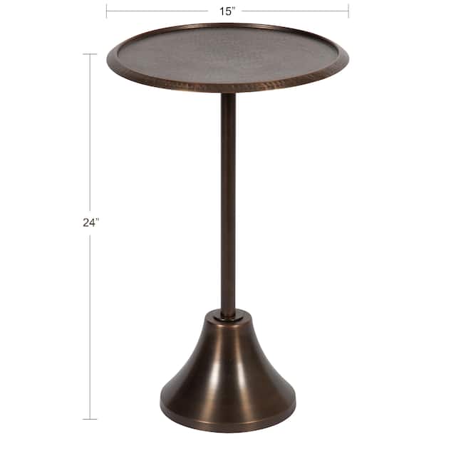Kate and Laurel Sanzo Metal Side Table