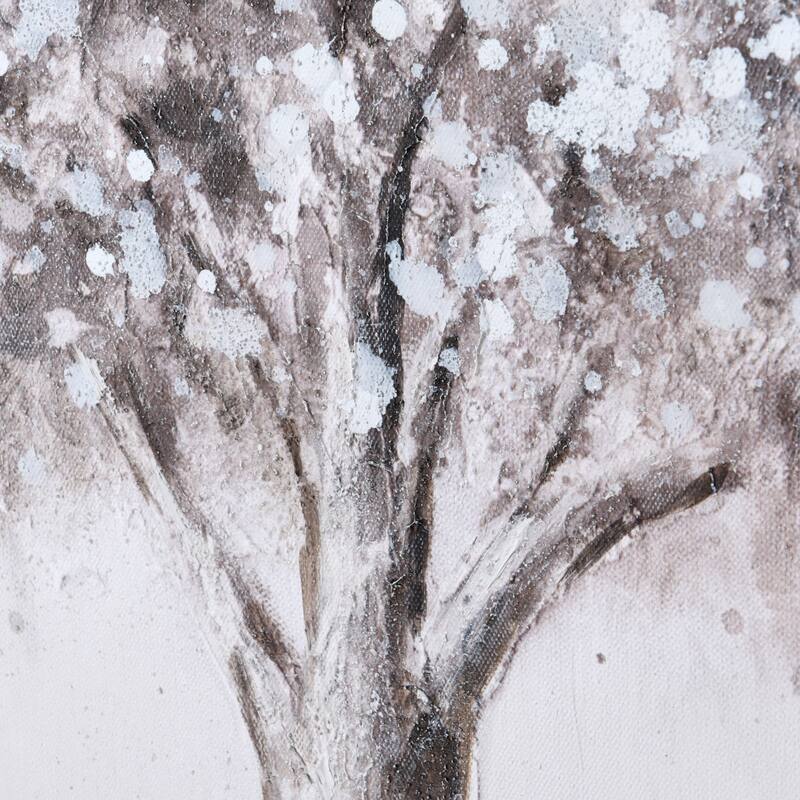 StyleCraft Natural Coverage Hand-Painted Framed Canvas Wall Art - 55" x 20"