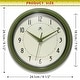 preview thumbnail 13 of 195, Infinity Instruments Round Retro Kitchen Wall Clock by Infinity Instruments