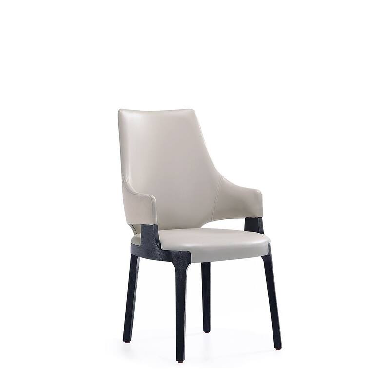Manhattan Comfort Kara Modern Velvet Upholstered Dining Arm Chair