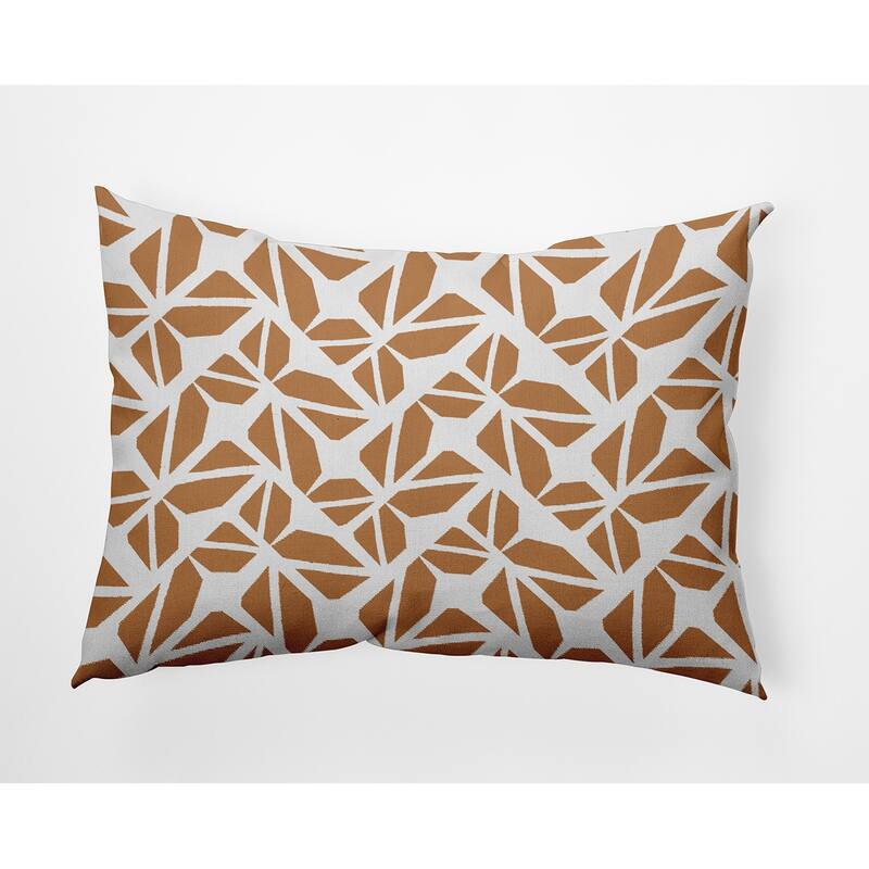 Kaleidoscope Graffiti Accent Pillow - Caramel - 14" x 20"