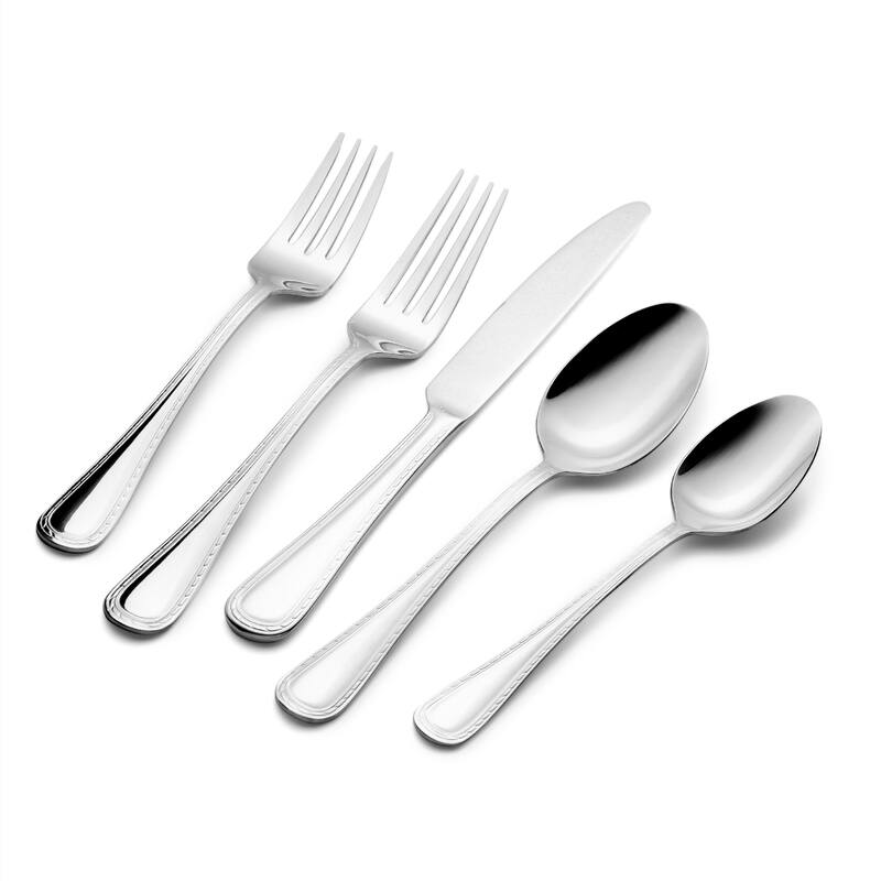 Kitchinox Seaport 63piece Stainless Steel Flatware Set,Service for 12 Bed Bath & Beyond