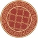 preview thumbnail 21 of 105, SAFAVIEH Handmade Chelsea Kimber Trellis French Country Wool Rug 3' Round - Rust/Gold - Round