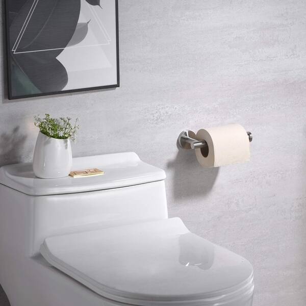 Toilet Paper Holder With Shelf Brushed Nickel Double - 304 Stainless Steel, Holds 2 Rolls & Phone, Wall Mount Stainless Steel Tissue Holder Toilet Paper Holder With Shelf Brushed Nickel Double - 304 Stainless Steel, Holds 2 Rolls & Phone, Wall Mount Stainless Steel Tissue Holder