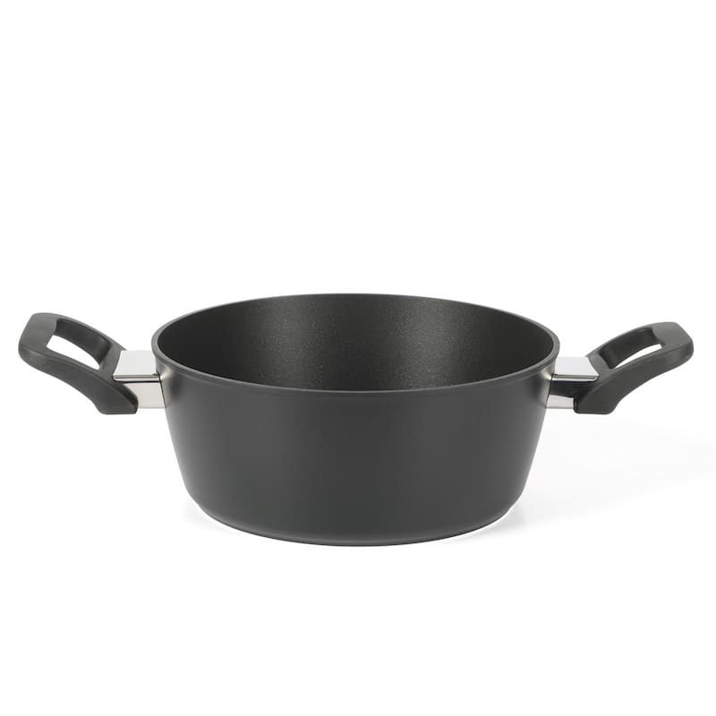 Oster Connelly 7 Piece Aluminum Premium Nonstick Pots and Pans Cookware Set W/ Induction & BakelteStay Cool Handle - Black