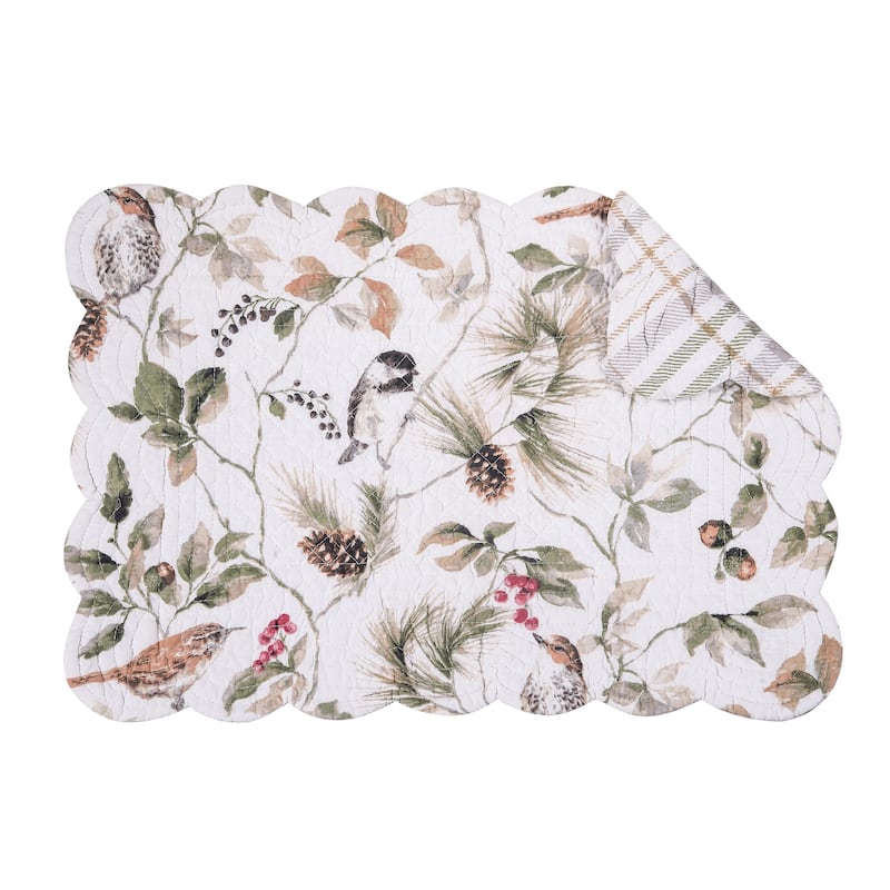 Mira Songbird Placemats Set of 6, 13" x 19"