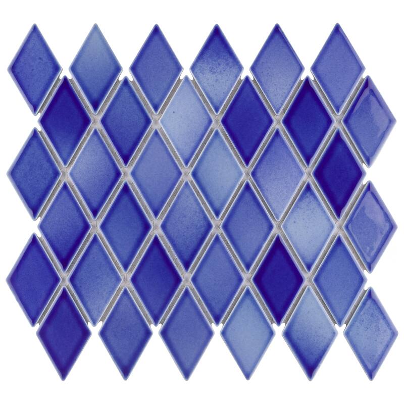 Merola Tile Hudson Kite Niagara 10-1/4" x 11-3/4" Porcelain Floor and Wall Mosaic Tile