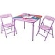 preview thumbnail 1 of 3, Nickelodeon Jojo Siwa 3 Piece Activity Table and Chair Set Purple